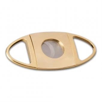 Cigarrenabschneider Flach Metall Gold 3 Cigarrenabschneider Flach Metall Gold