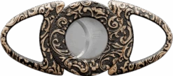 Cig-R Cigar Cutter Bull's Eye Antik Gold